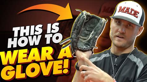 How To Wear Your Baseball Glove THE RIGHT WAY YouTube