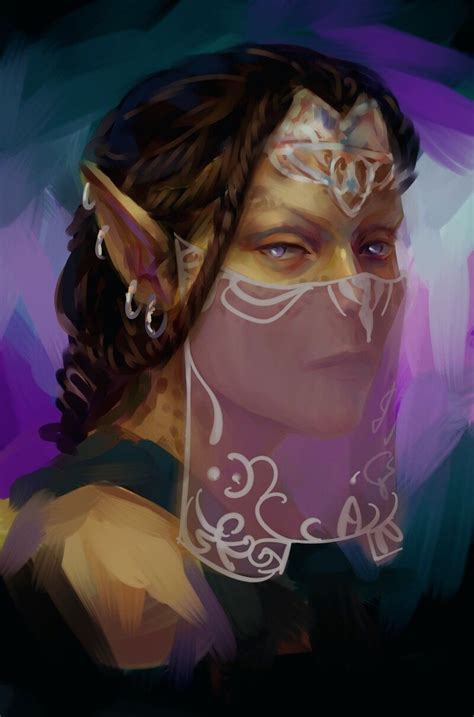 Artstation Bunch Of Neverwinter Nights Fanart Portraits Anna Helme