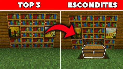 TOP 3 ESCONDITES PARA Tus COFRES En MINECRAFT YouTube