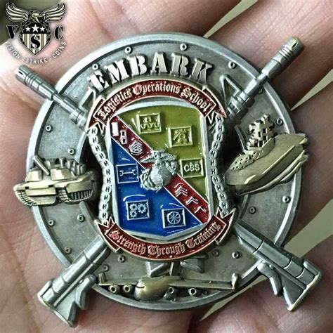 USMC MOS 0431 Embarkation Specialist Challenge Coin | Challenge coins ...