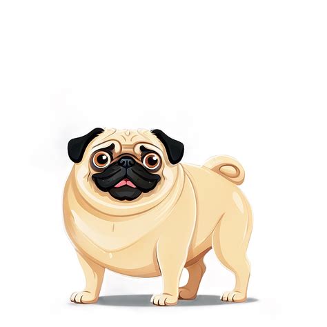 Download Cartoon Pug Character Png 05232024