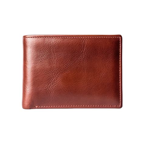 brown leather wallet on transparent background,AI Generative 30724570 PNG