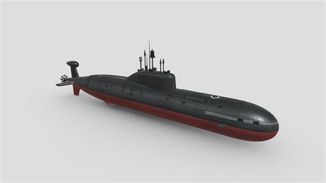 Nuclear Submarine Akula Class - 3D model by Rutas (@Suandoa) [22d979a] - Sketchfab