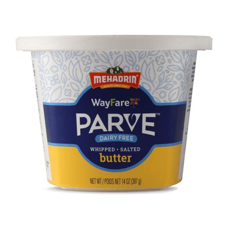 Salted Whipped Butter Parve 20 Lb Mehadrin Dairy