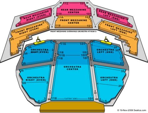 Gershwin Theatre Tickets in New York, Gershwin Theatre Seating Charts ...