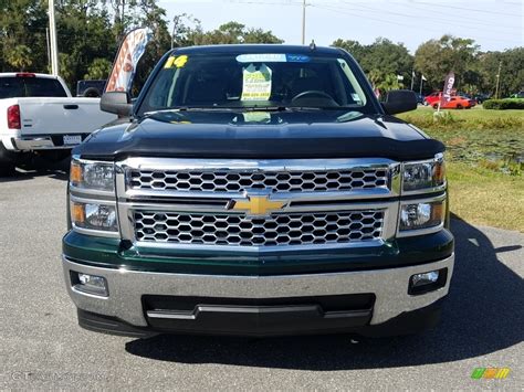 2014 Rainforest Green Metallic Chevrolet Silverado 1500 Lt Crew Cab 130636761 Photo 8