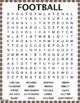 Football Word Search EASEL Activity By Jennifer Olson Educational