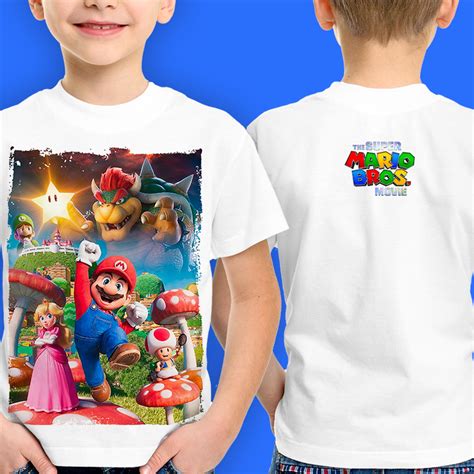 Camiseta Infantil Super Mario Bros Filme Elo