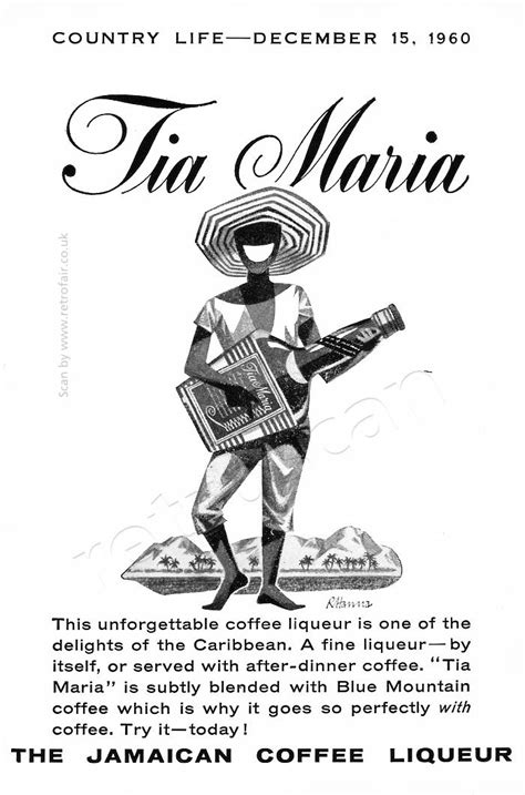 1960 Tia Maria Magazine Advert