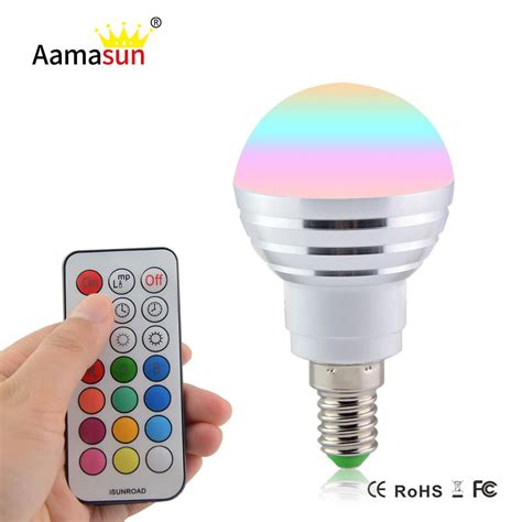 Aliexpress Buy RGB Led Bulbs E14 5W AC 90 260V LEDs Lamp