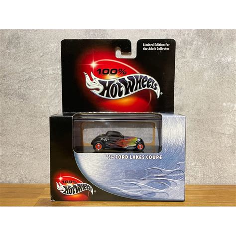 Hot Wheels 風火輪 100 1934 FORD LAKES SOUPE HOT ROD 美式文化 膠胎 蝦皮購物