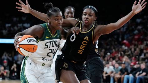 A'ja Wilson helps Aces even WNBA playoff series with Storm