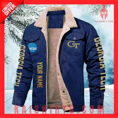 Georgia Tech Yellow Jackets NCAA Fleece Leather Jacket | by Eyamtigresz | Dec, 2023 | Medium