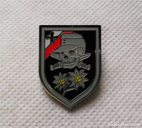 Insignia Emblema Pin Distintivo Con Edelweiss T Comprar Insignias Militares Internacionales Y