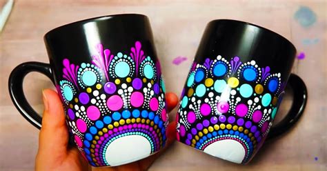 How To Make A Dot Mug Mandala