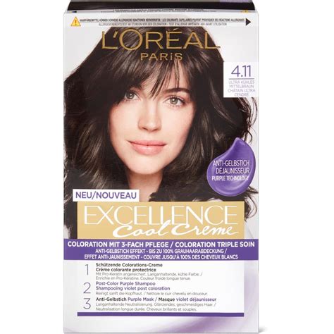 L Oréal Paris Excellence Cool Crème Dauerhafte Haarfarbe 4 11 Ultra