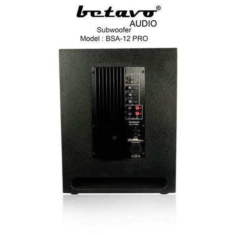 Jual BETAVO SUBWOOFER 12 INCH AKTIF MANTAB BUAT KARAOKE DAN INDOOR