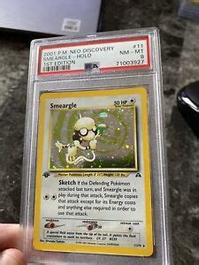 Smeargle Neo Discovery St Edition Holo Psa Price Guide