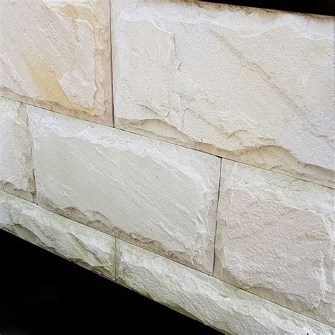 Himalayan White Rock Face Cladding Sandstone Size 600x300x35