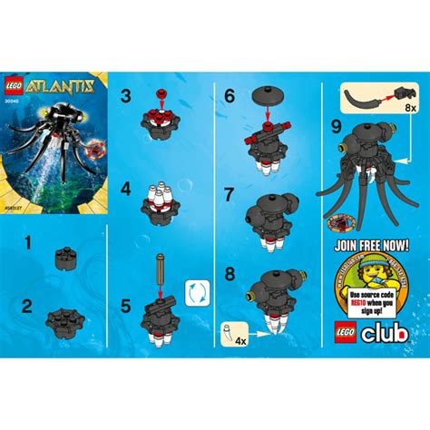 LEGO Octopus Set 30040 Instructions | Brick Owl - LEGO Marketplace