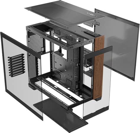 Antec C8 Wood Fans Not Included Wooden Front Panel Dual Chamber