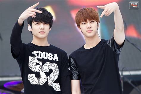 Bts Jungkook And Jin Flightflora Photo 39112764 Fanpop