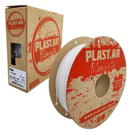 Filamento Para Impressora D Pla Branco Mm Kg Plast Ar Printalot