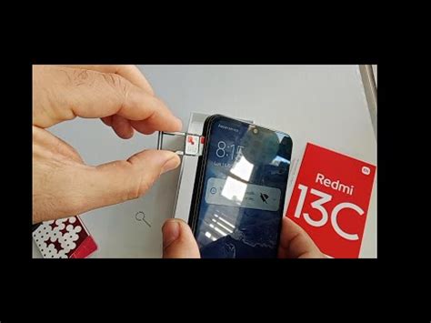 How To Put A Sim Card In Redmi C Comment Installer Une Puce Dans Le