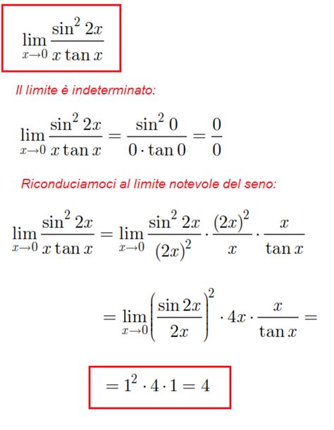 Esercizi Svolti Sui Limiti Notevoli Trigonometrici Matematica Oltre