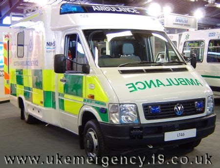 This Is A Scottish Ambulance Service VW LT46 UK Emergency Vehicles