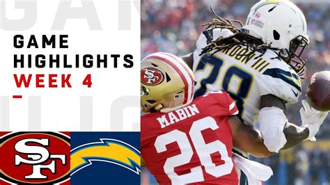 49ers Vs. Chargers Week 4 Highlights | NFL 2018 » NFL Super Bowl Betting