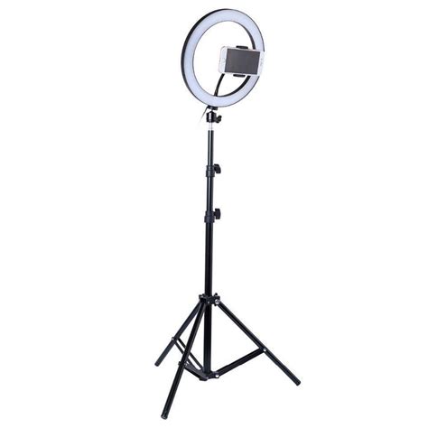 Ring Light Completo Iluminador Portátil 26cm Tripé 2m Top Luz de