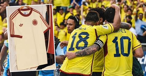 Camiseta Retro De La Selecci N Colombia El Uniforme En El Que Se