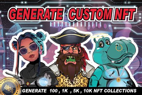 Design And Generate Creative Custom Nft Art 1k 5k 10k Collection By