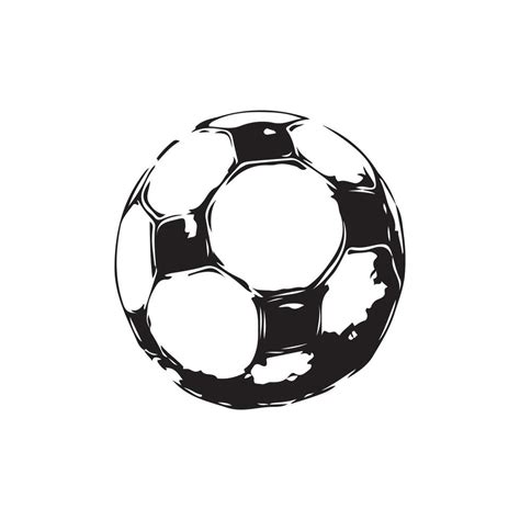 Isolated Realistic Soccer Ball black and white color 46551873 Vector Art at Vecteezy