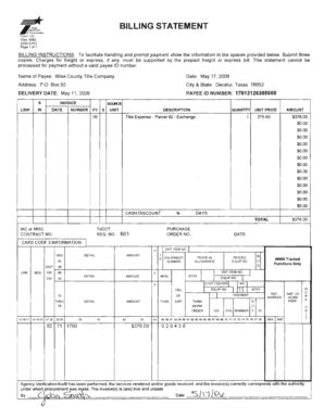 Fillable Online Ftp Txdot Billing Statement Ftp Txdot Fax Email Print