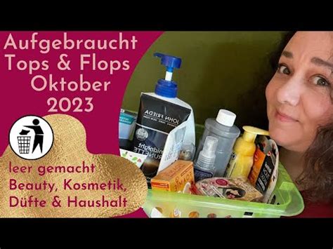 Aufgebraucht Tops Flops Beauty Kosmetik Oktober 2023 Himbeere