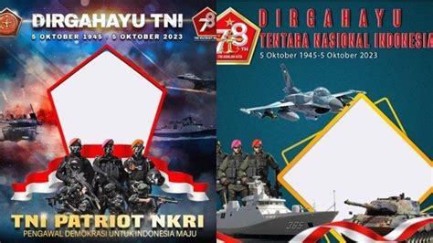 Link Twibbon Hut Ke Tni Dilengkapi Dengan Tata Cara Mudah Unggah