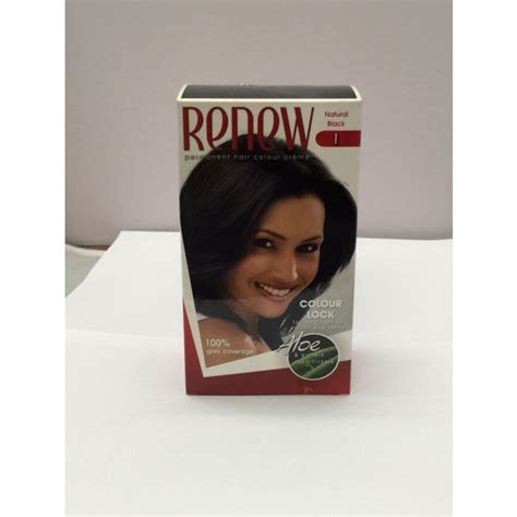 Godrej Renew Permanent Hair Color Crème Natural Black Consumer