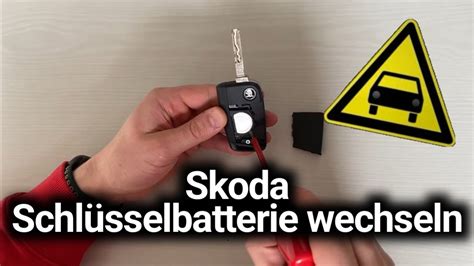 Skoda Schl Ssel Batterie Wechseln Einfach Schnell Top Anleitung