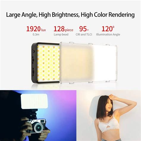 Vijim Vl Rgb Led Video Light With Adjustable Stand