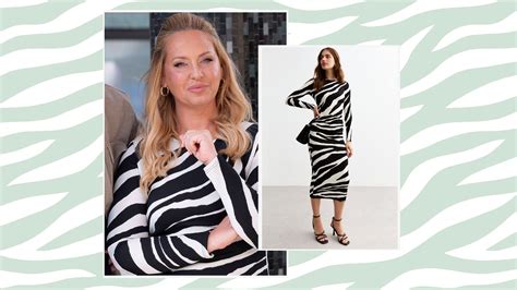 Josie Gibson wows on This Morning in the zebra print dress you've ...