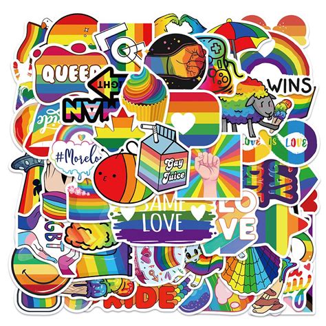 Assortment of Pride Stickers – Pride is Love