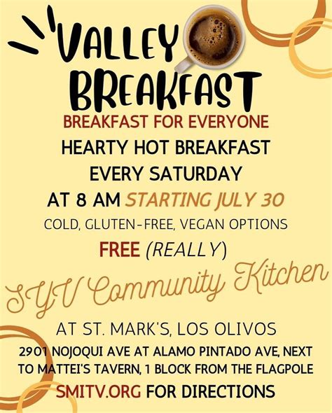 Valley Breakfast — SYValleyFoundation.org