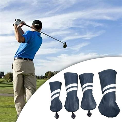 Set of Golf Club Head Cover Golf Club Headcovers Water Resistant ...