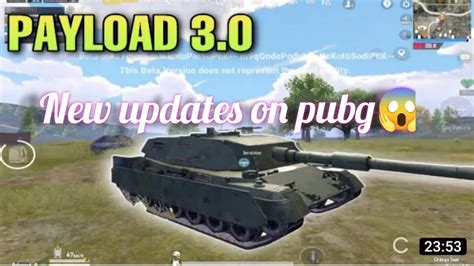 🔥new Tank In Pubg Mobile 🔥 In Payload 30 Pubg Mobile Youtube