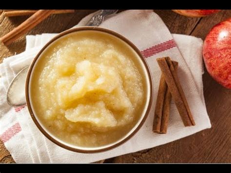 Puré de Manzana Para el Pavo Fácil receta clásica de puré de manzana