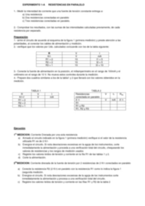 SOLUTION Lab 02 Ley De Ohm Leyes De Kirchhoff Divisores De Tensi N Y