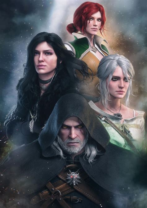 The Witcher By Anubisdhl The Witcher Game The Witcher Witcher Art