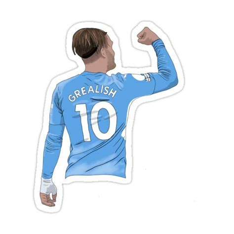 Jack Grealish City 10 Sticker For Sale By Hevding Jack Grealish